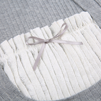 2PCS Milkmaid Patchwork Long Sleeve T-shirt  - Thumbnail 7