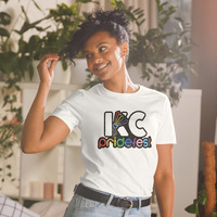 KC Pridefest 2023 White Unisex T-shirt - Thumbnail 3
