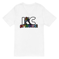  KC Pridefest 2023 Unisex Short Sleeve V-Neck T-Shirt - Thumbnail 1