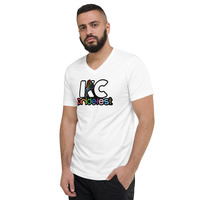  KC Pridefest 2023 Unisex Short Sleeve V-Neck T-Shirt - Thumbnail 4
