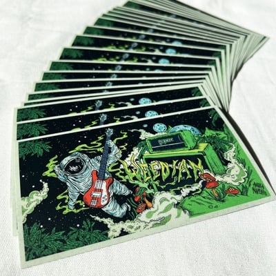 WEEDIAN IN SPACE - Vinyl Sticker