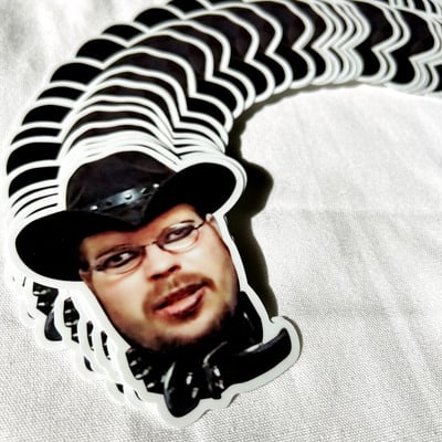 Gothic cowboy cobra - vinyl sticker - Thumbnail 2