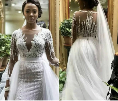 Wedding Dresses Bridal Gown with Sleeves