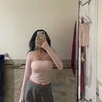 2PCS Pink Tube Top + Long Sleeve Cropped Shawl - Thumbnail 2