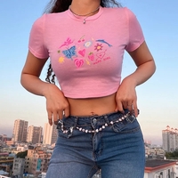 Dolphin Print Short Sleeve T-shirt  - Thumbnail 1