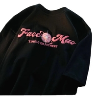 Pink Planet Print Short Sleeve T-shirt  - Thumbnail 5