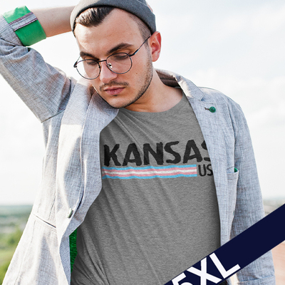 Kansas usa transgender unisex t-shirt