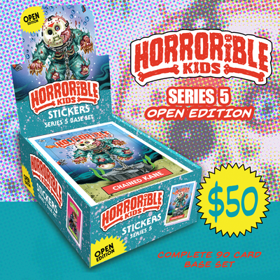 Horrorible Kids Trading Cards - Series 5 Base Set Mini Box *OPEN EDITION