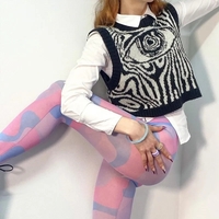 Eye Print Sweater Vest  - Thumbnail 5