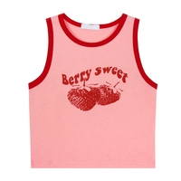 Strawberry Print Tank Top - Thumbnail 4