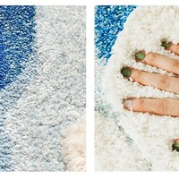 Walking in the Waves Blue Ocean Water Nature Soft Mat Moss Rugs Carpets Decor - Thumbnail 7