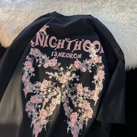 Butterfly Print Short Sleeve T-shirt  - Thumbnail 2