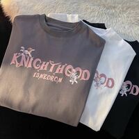 Butterfly Print Short Sleeve T-shirt  - Thumbnail 7