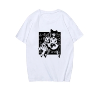 Anime Girl Doll Print Short Sleeve T-shirt  - Thumbnail 5