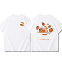 Oversized Strawberry Print Short Sleeve T-shirt  - Thumbnail 2