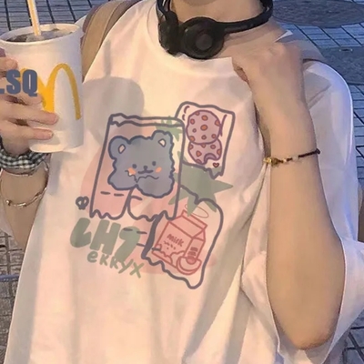 Gummy bear print short sleeve t-shirt  - Thumbnail 2