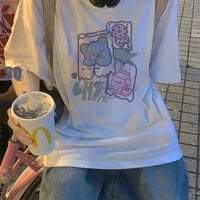 Gummy Bear Print Short Sleeve T-shirt  - Thumbnail 3