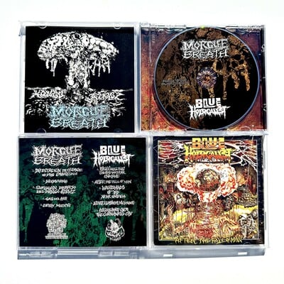 Blue holocaust / morgue breath split cd