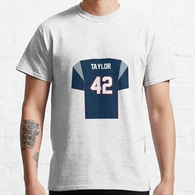 J.j. taylor - patriots jersey classic t-shirt, long sleeve, sweatshirt, hoodie for men women