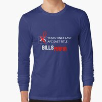 Bills 25 years since last AFC East Title! Classic T-Shirt, Long Sleeve, Sweatshirt, Hoodie For Men Women - Thumbnail 1