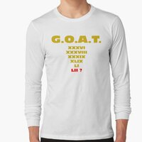 G.O.A.T. (Gold) Classic T-Shirt, Long Sleeve, Sweatshirt, Hoodie For Men Women - Thumbnail 1