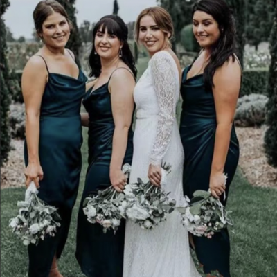 Casual ankle length bridesmaid dresses for wedding party  - Thumbnail 1