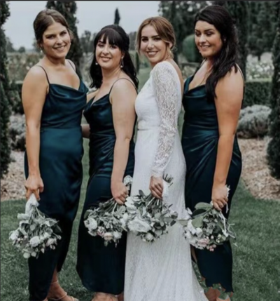 Casual Ankle Length Bridesmaid Dresses for Wedding Party 