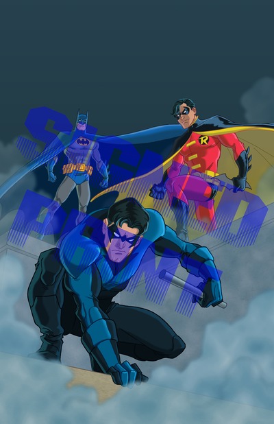 Batman, Robin and Nightwing