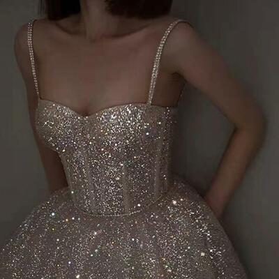 Sexy sequin long prom evening dresses - Thumbnail 2