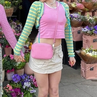 White Cargo Pocket Mini Skirt  - Thumbnail 3