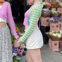 White Cargo Pocket Mini Skirt  - Thumbnail 5