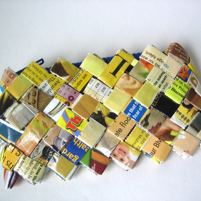 Small yellow zipper pouch - eco & happy