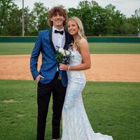 Exquisite Mermaid Strapless White Sequins Lace Prom Dresses - Thumbnail 1