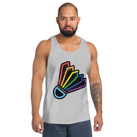 Kansas City Pridefest Shuttlecock Unisex Tank Top - Thumbnail 2