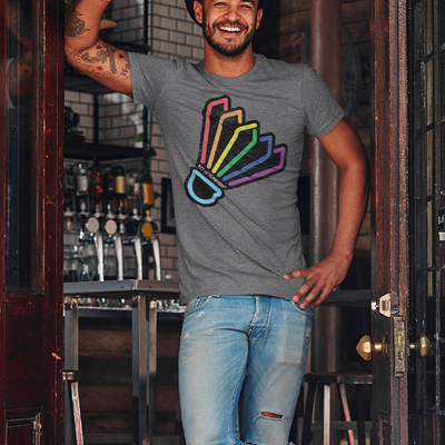 Kansas city pridefest athletic short-sleeve unisex t-shirt
