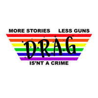 More Stories, Less Guns.  Drag is not a Crime Unisex T-shirt - Thumbnail 2