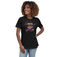 Drag is not a Crime Women's Black Relaxed T-Shirt - Thumbnail 3