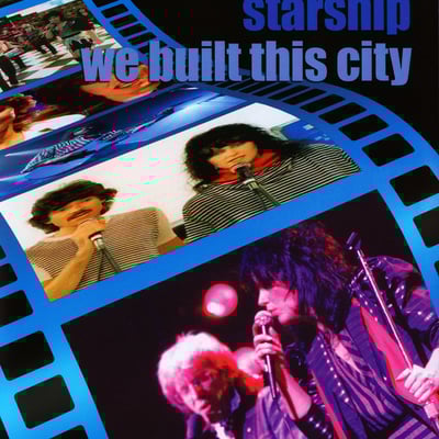 Jefferson starship we built this city video collection 80s dvd