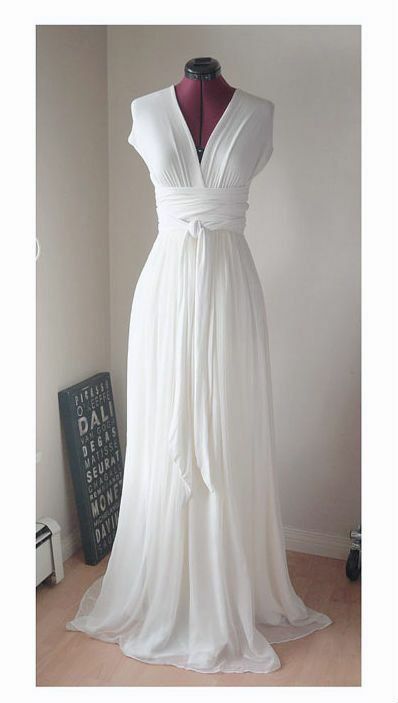 New Design Prom Dresses, The Charming White Evening Dresses, Prom Dresses, Real Made Prom Dresses On Sale,Simple Wedding Dresses,1562