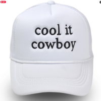 COOL IT COW BOY BASEBALL CAP - Thumbnail 4