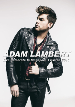 ADAM LAMBERT Live Celebrate In Singapore + Extras 2016 DVD