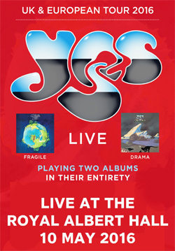 YES Live Royal Albert Hall, London, England 05-10-2016 DVD