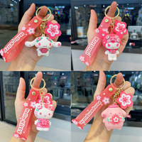 Sakura Kuromi Cartoon Keychain - Thumbnail 2