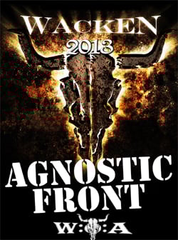 AGNOSTIC FRONT Live At The Wacken Open Air, Germany 2013 + Area 4 Festival 2012 DVD