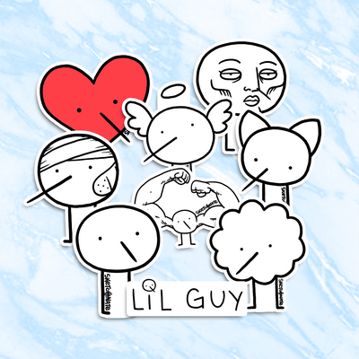 Lil guy sticker pack (9pc)