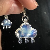 Pretty Crystal Transparent Handmade Cloud Raindrop Jewelry Power Energy Chains Necklace Pendant - Thumbnail 6