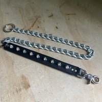 Loop & Pull Chain Leather Whip Bootstrap  - Thumbnail 2