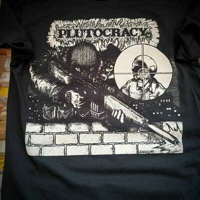 Plutocracy "sniping pigz"  t-shirt 