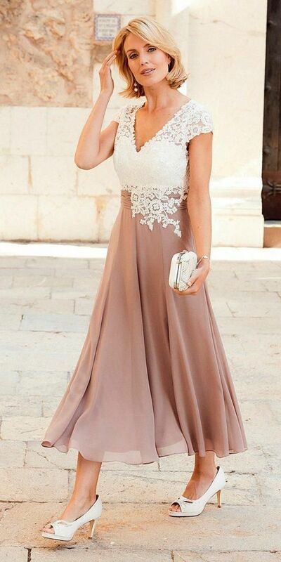 Elegant Mother of Bride and Groom Dress Chiffon Evening Dress