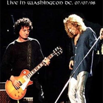 Page plant live in washington dc. 1998 dvd